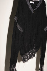 INSIDE OUT KNIT CD BLACK
