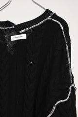 INSIDE OUT KNIT CD BLACK