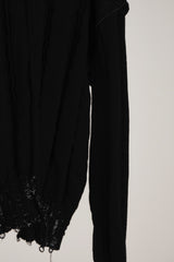 INSIDE OUT KNIT CD BLACK