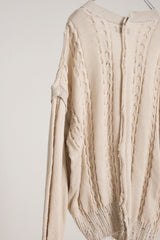 INSIDE OUT KNIT CD WHITE