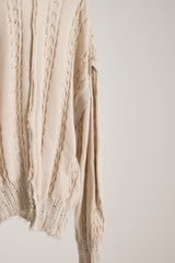 INSIDE OUT KNIT CD WHITE