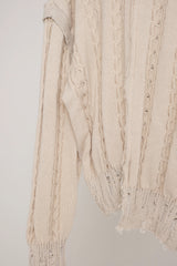 INSIDE OUT KNIT CD WHITE