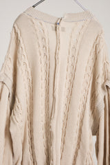 INSIDE OUT KNIT CD WHITE