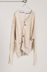 INSIDE OUT KNIT CD WHITE