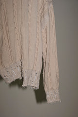 INSIDE OUT KNIT CD WHITE