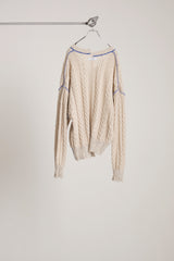 INSIDE OUT KNIT CD WHITE