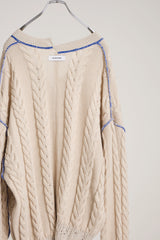 INSIDE OUT KNIT CD WHITE