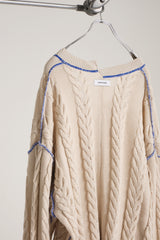 INSIDE OUT KNIT CD WHITE