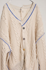 INSIDE OUT KNIT CD WHITE