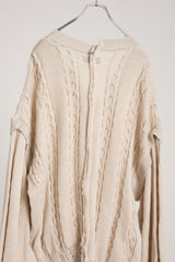 INSIDE OUT KNIT CD WHITE