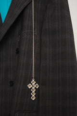 LUXEFABRICBESPOKEJ DARKPLAID