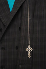 LUXEFABRICBESPOKEJ DARKPLAID