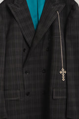 LUXEFABRICBESPOKEJ DARKPLAID