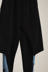 DOUBLE SWP BACKDENIM BLACK