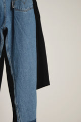 DOUBLE SWP BACKDENIM BLACK