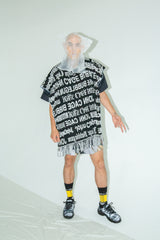 HIPPIEREVERSIBLEPONCHO BLACKMIX