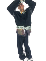 INSIDE OUT KNIT SW BLACK