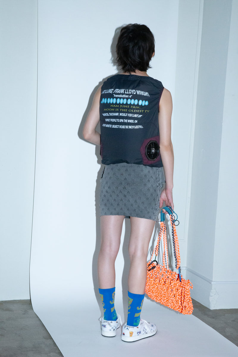 HANDCRAFTED REFLECTIVE PARACORD BAG/YU