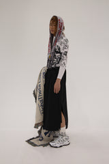 PIERCING LONG SKIRT/SERGE