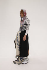 PIERCING LONG SKIRT/SERGE