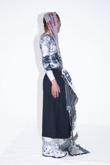 PIERCING LONG SKIRT/SERGE