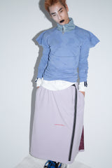 PIERCING LONG SKIRT/WOOL