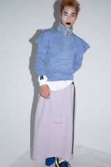 PIERCING LONG SKIRT/WOOL