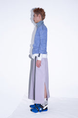 PIERCING LONG SKIRT/WOOL