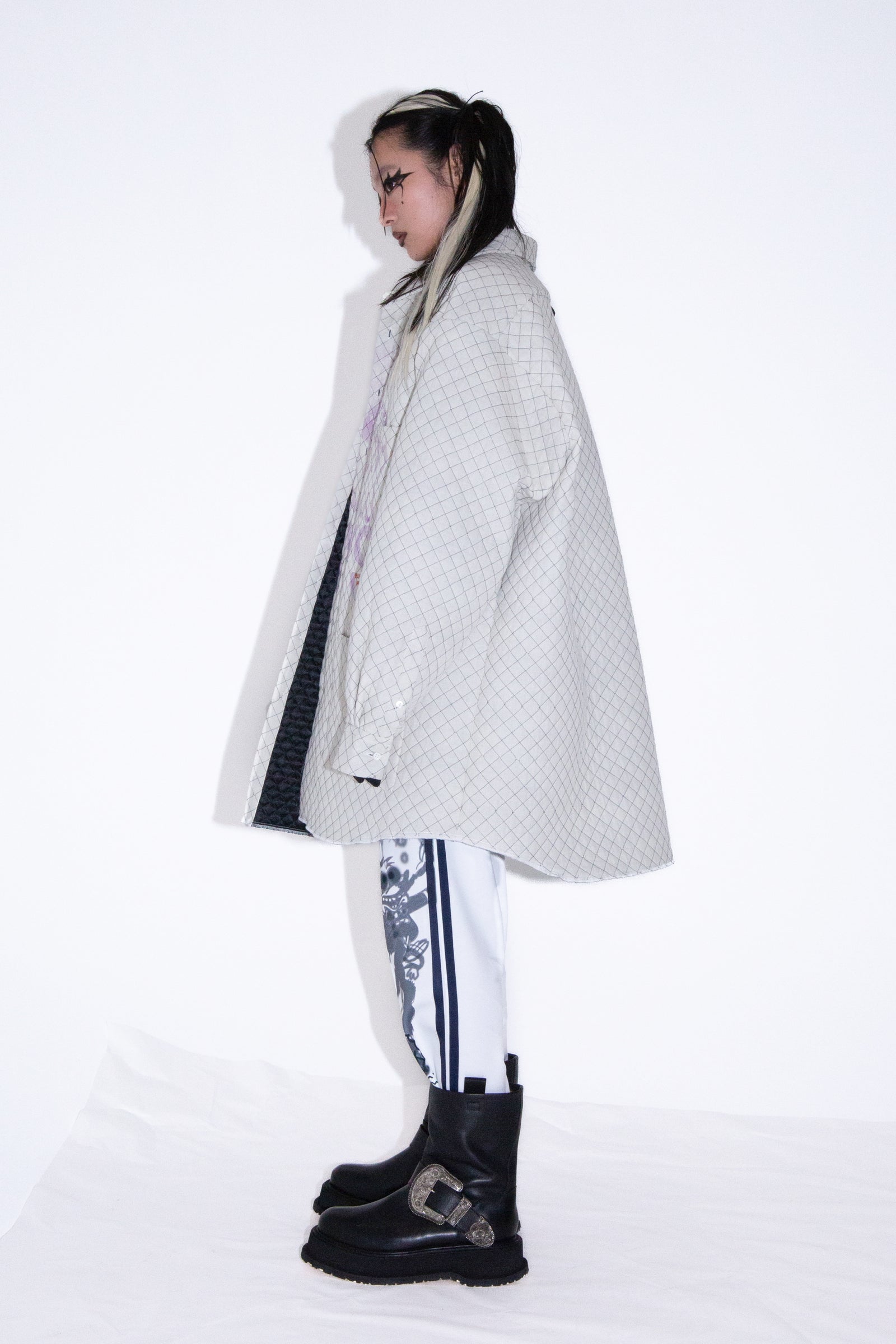 トップス Bodysong. FLAT PRESS TRACK JK/DISCORD BODYSONG. / FLAT PRESS TRACK JK/DISCORD / WHITE | ふぁいん