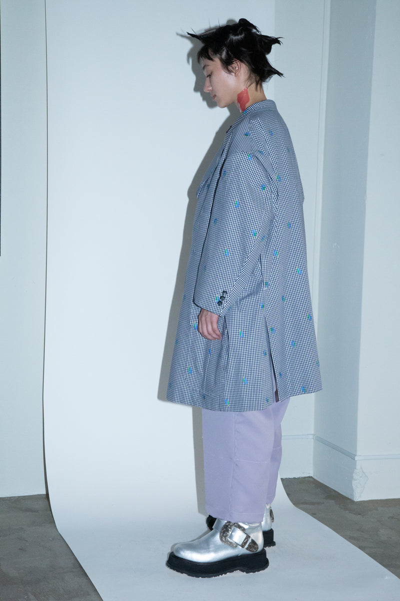 ARTISANAL SLACKS/POLYESTER TRIPLE-WEAVE
