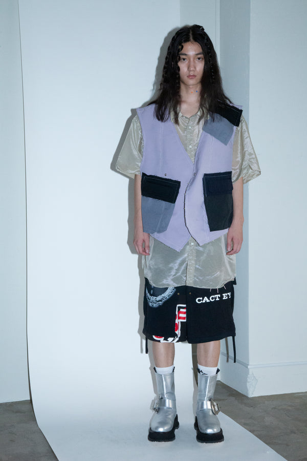 RECONSTRUCTED T/CARGO SHORTS