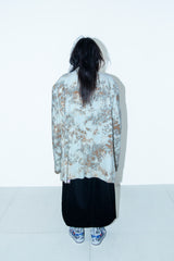 IRREGULARLY DYED BLEACHED SUMMER CORDUROY BIG JACKET