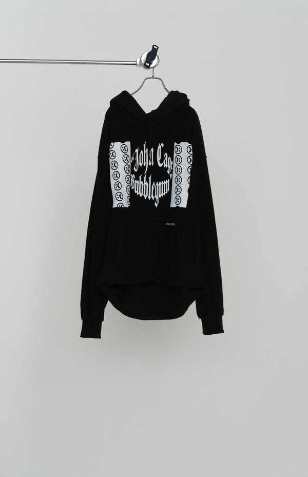 HOODIE/BUBBLEGUM		BLACK