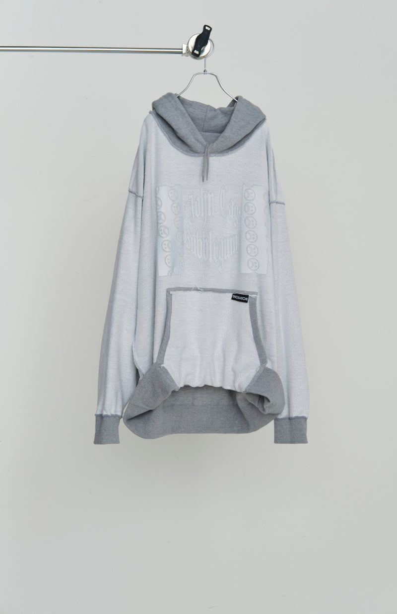 HOODIE/BUBBLEGUM                GRAY