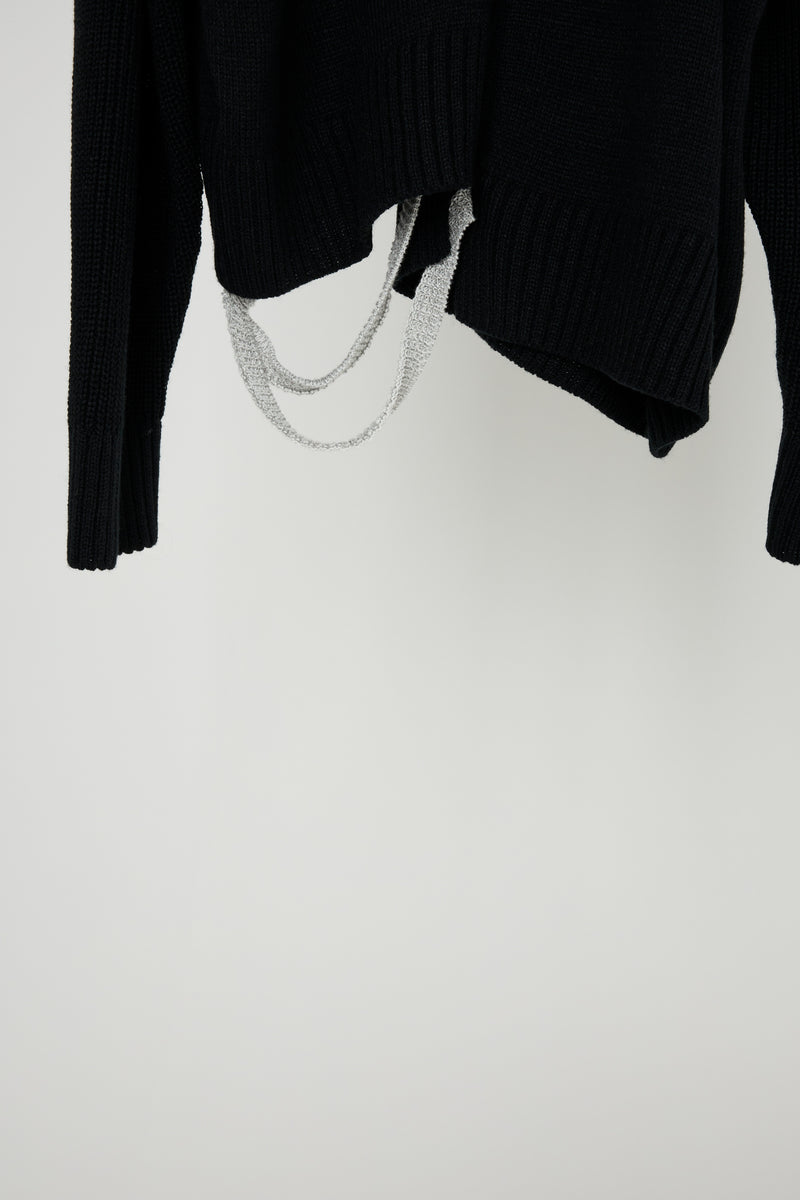 REVERSIBLE BALACLAVA SWEATER