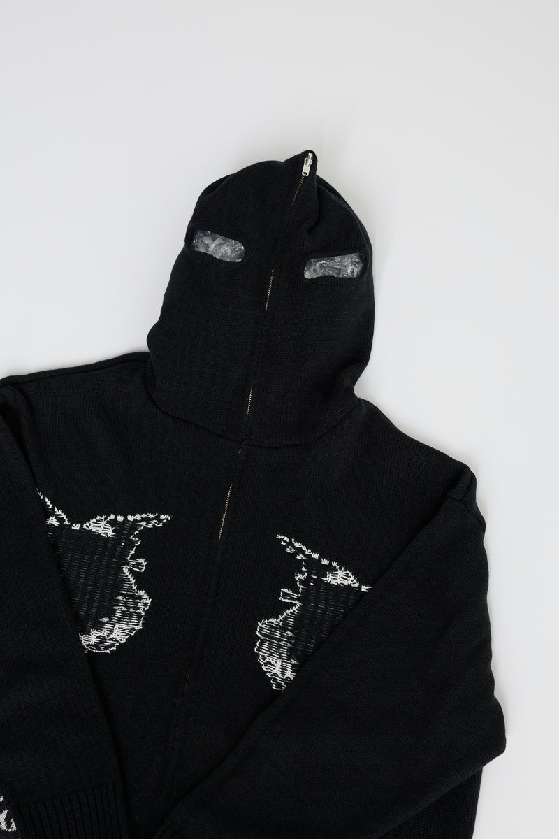 REVERSIBLE BALACLAVA ZIP-UP SW