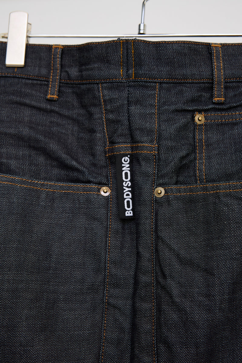 ELONGATED SAROUEL DENIM PT