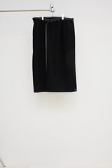 PIERCING LONG SKIRT/WOOL