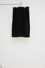 PIERCING LONG SKIRT/WOOL