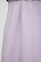 PIERCING LONG SKIRT/WOOL