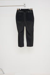 CUSTOM MADE BASTED TROUSERS/SERGE