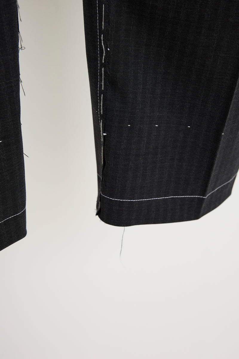 CUSTOM MADE BASTED TROUSERS/SERGE