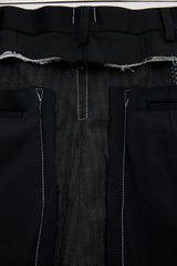 CUSTOM MADE BASTED TROUSERS/SERGE