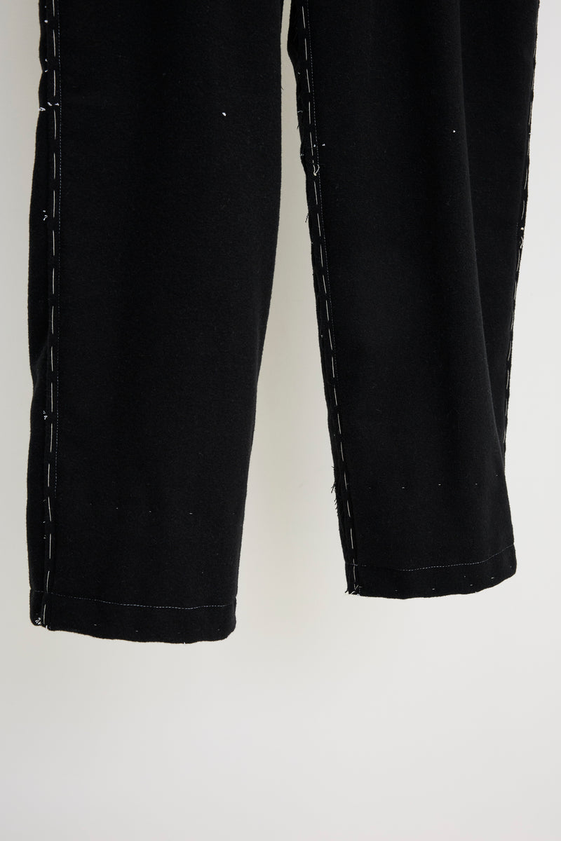 CUSTOM MADE BASTED TROUSERS/WOOL