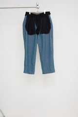 CUSTOM MADE BASTED TROUSERS/WOOL