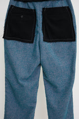 CUSTOM MADE BASTED TROUSERS/WOOL