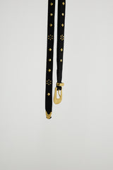 ULTRASUEDE STUDDED BELT