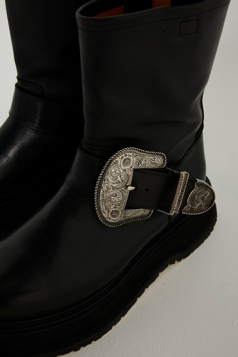 GIGA WESTERN BUCKLE ENGINEER BOOTS