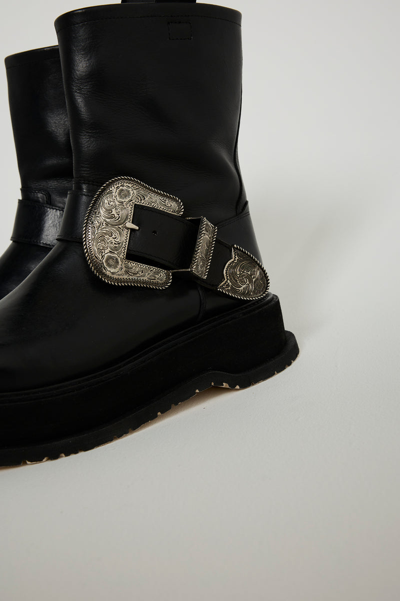 GIGA WESTERN BUCKLE ENGINEER BOOTS