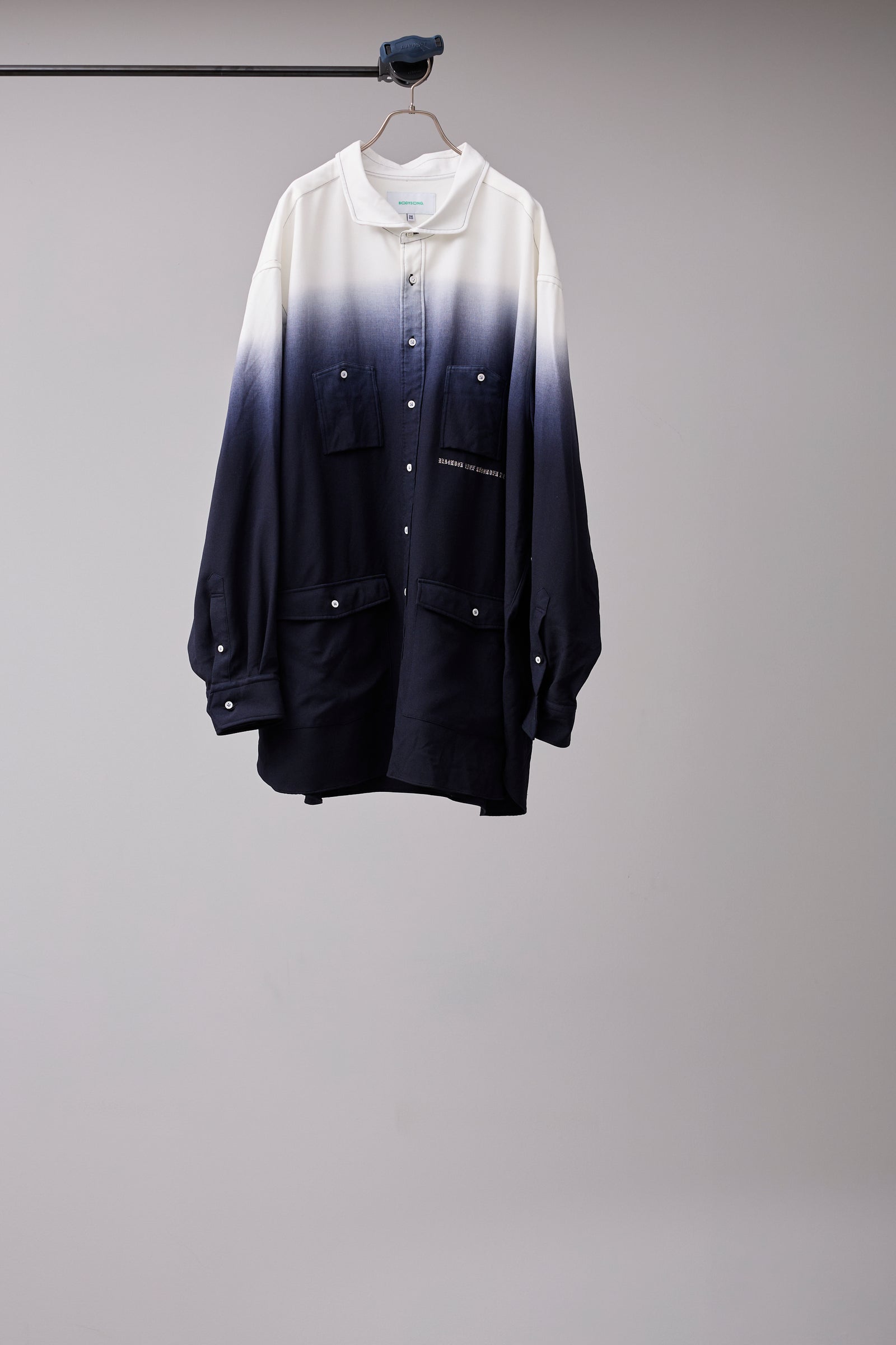 BEAUTIFUL GRADIENT DEFORMATION SHIRT – BODYSONG. ONLINE STORE